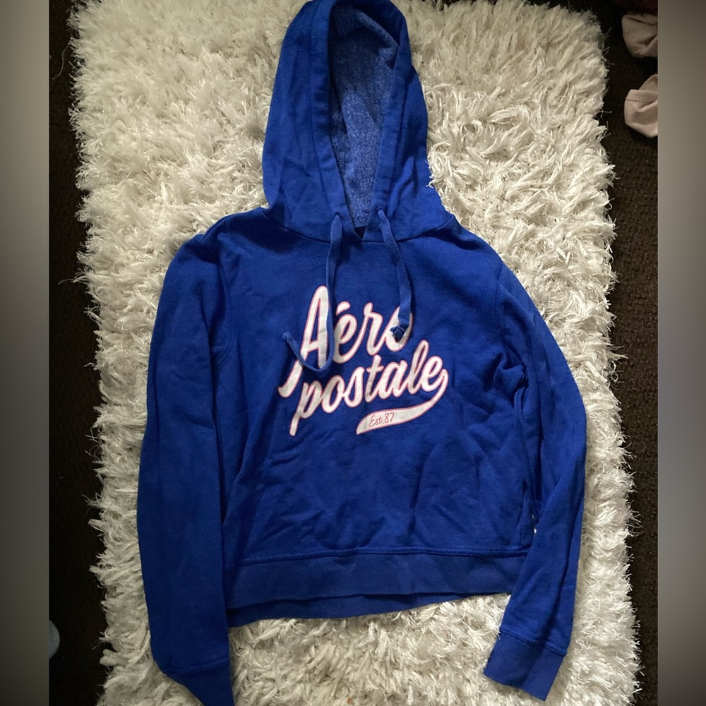 Aeropostale blue sweatshirt in a size medium